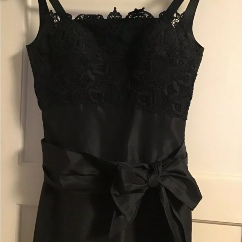 Elie Saab Lace Bodice Silk Blend Dress $3500 - Picture 5 of 10